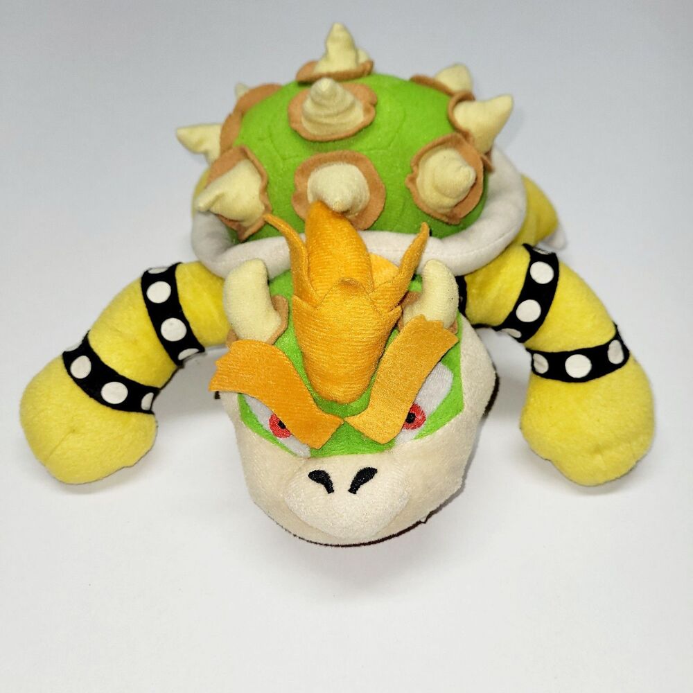 Bowser Super Mario Party 5 Hudson Soft Nintendo 2009 Plush 9" Doll Japan D356